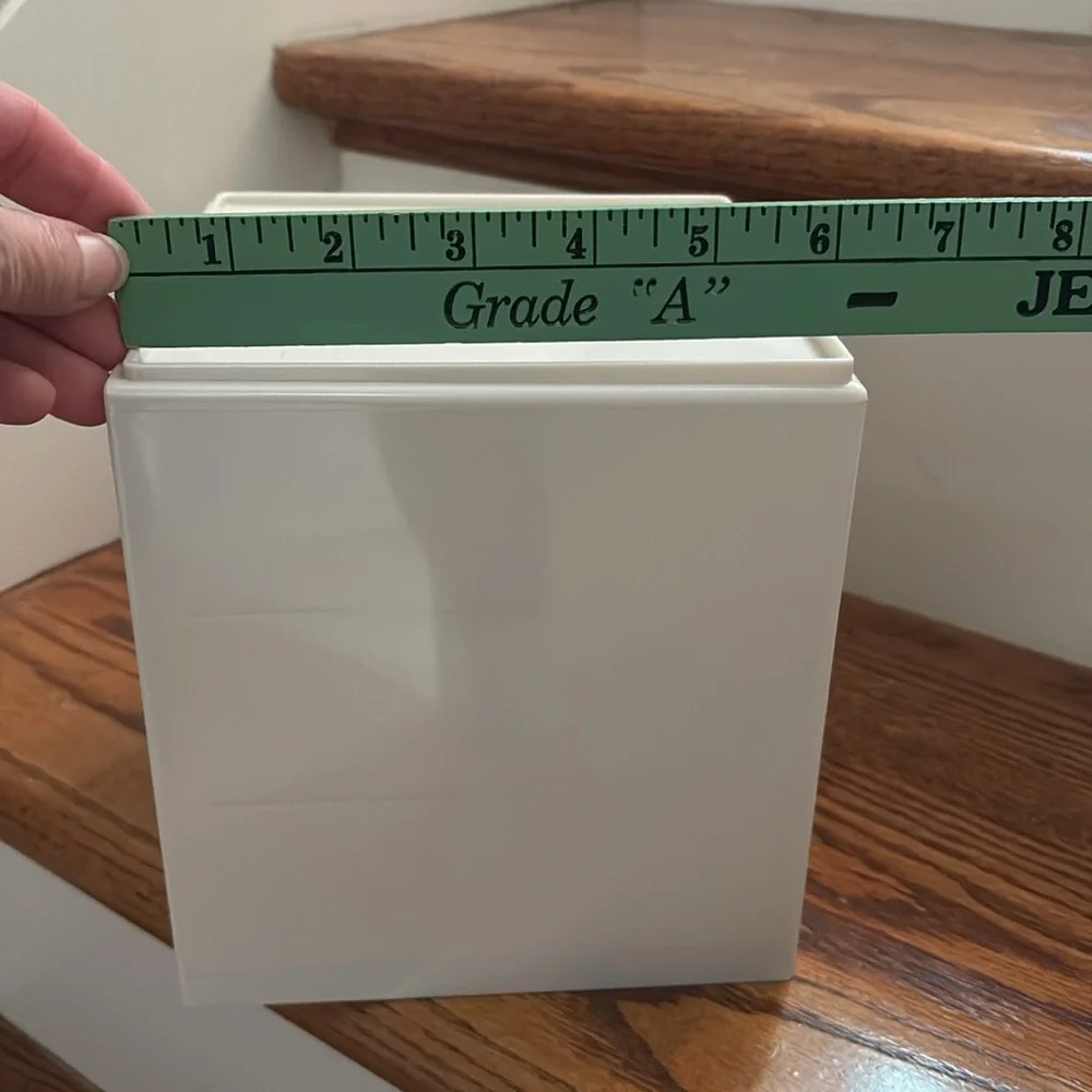 Cream and Transparent Storage Drawer. New